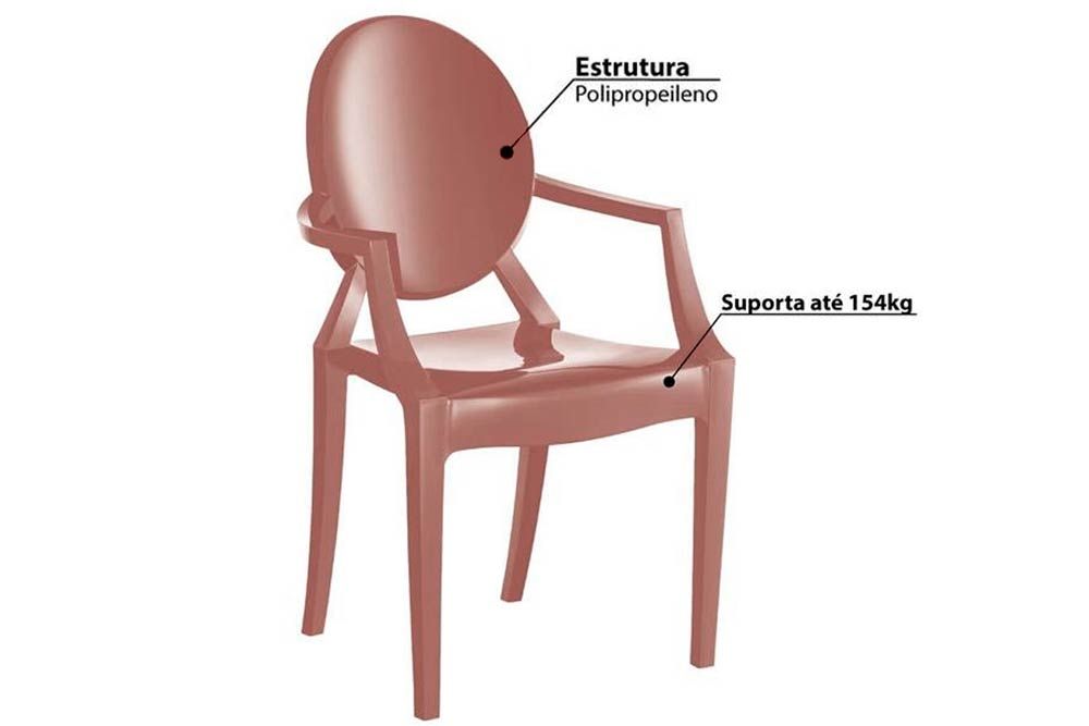 Cadeira Jantar Wind Plus UZ4003 PP Kit 4Un Kappesberg Cadeira Jantar Wind Plus UZ4003 PP Kit 4Un Kappesberg