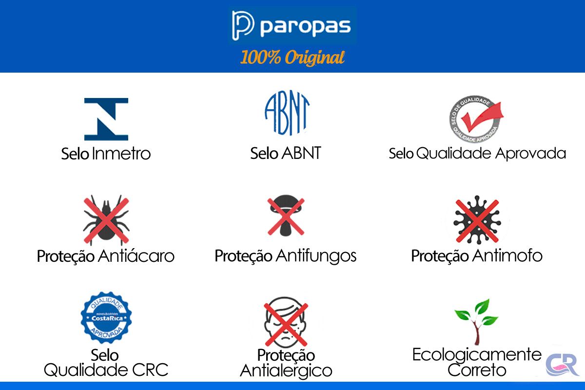 Colchão Ortopédico Paropas Conforto Firme