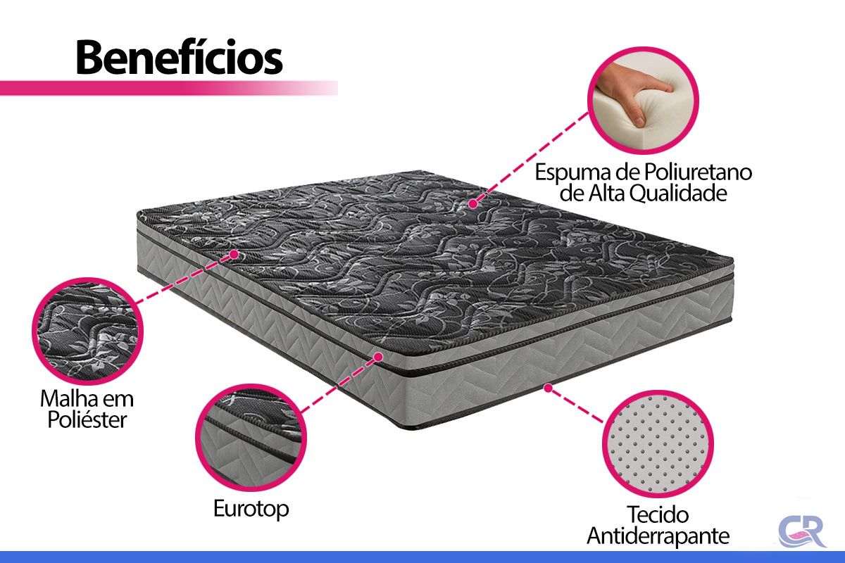 Colchão Ortopédico Paropas Conforto Firme
