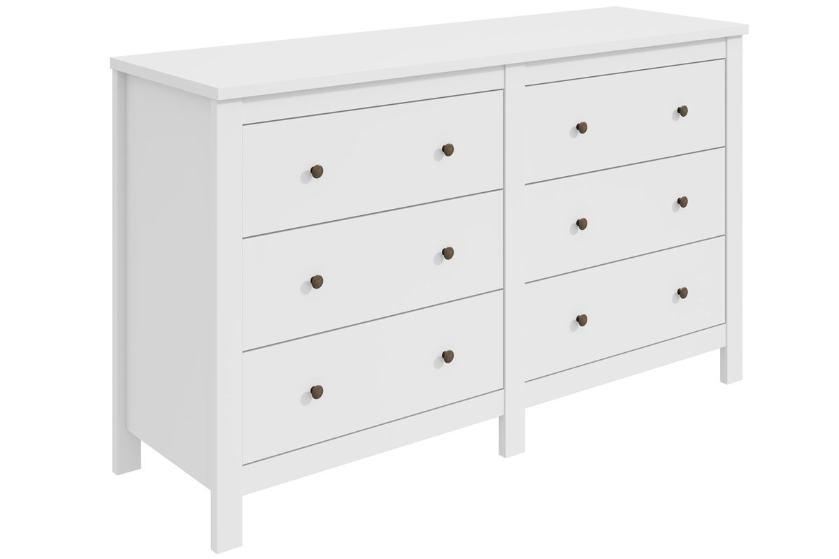 Cômoda Horizontal Maggiore c/6 Gavetas LopasBranco
