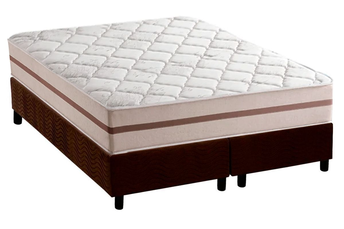 Cama Box CRC +Colchão Molas Classic Anjos