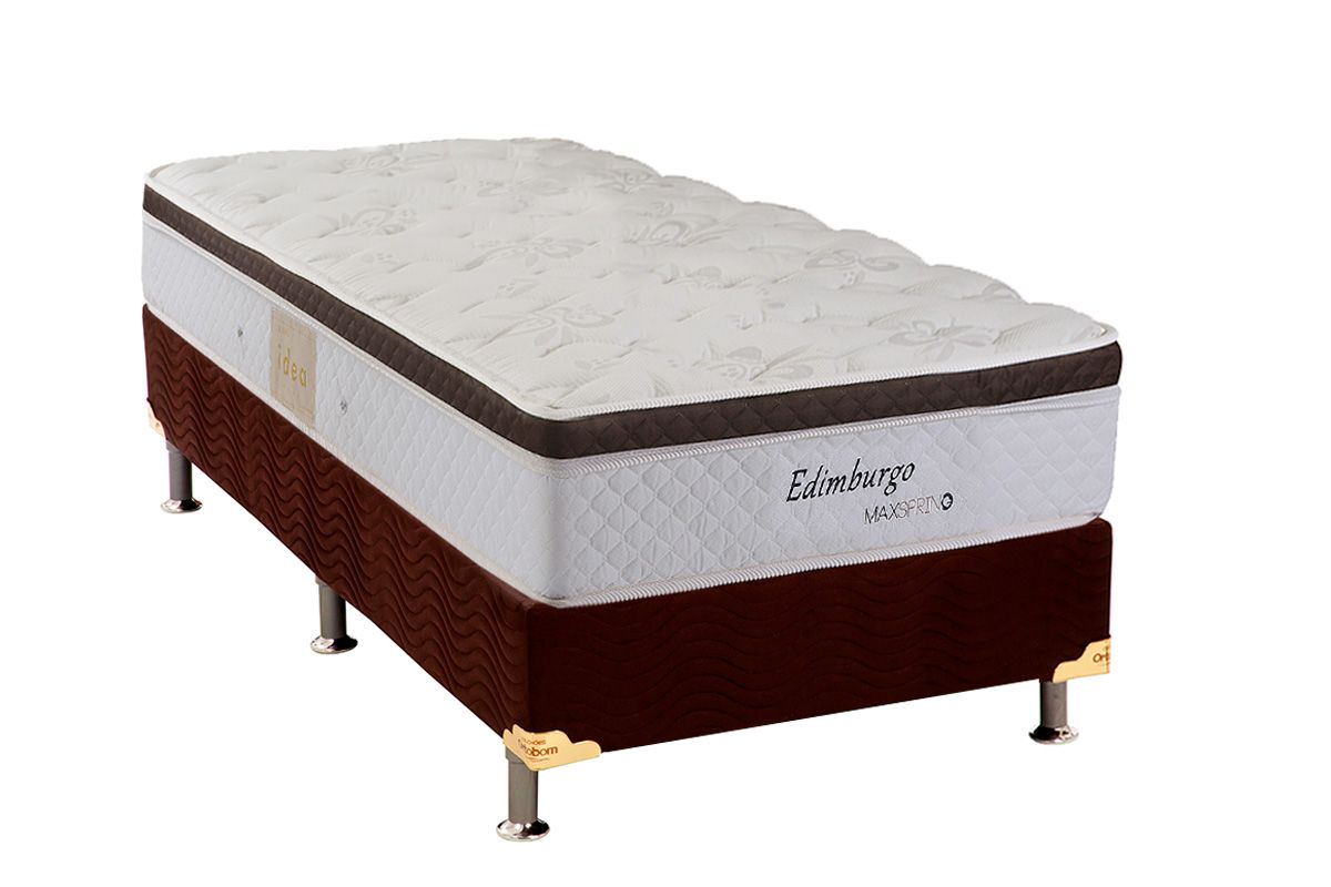 Cama Box CRC +Colchão Molas Edimburgo Herval