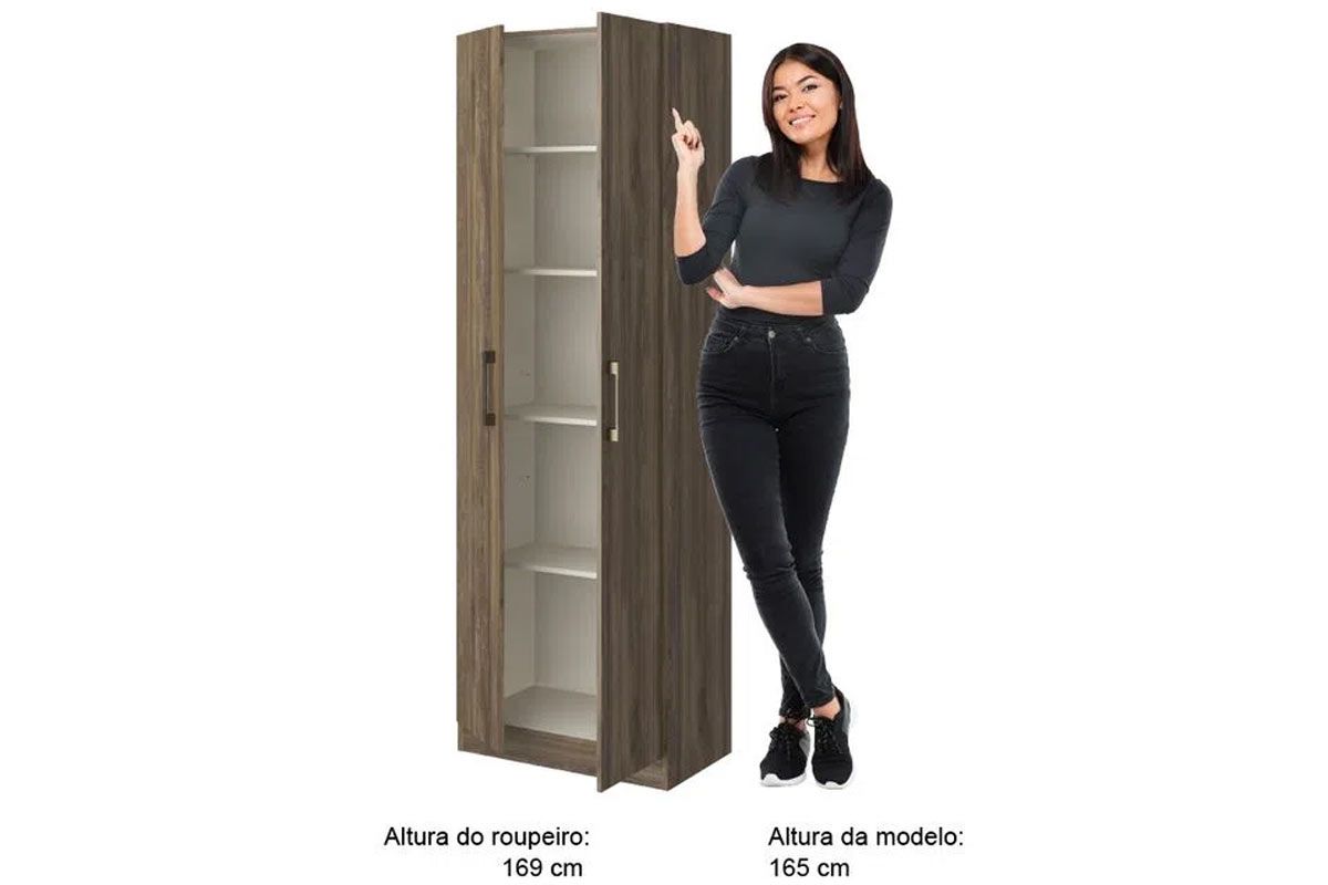 Armário Multiuso Lavanderia 626 c/2 Portas Carraro Armário Multiuso Lavanderia 626 c/2 Portas Carraro
