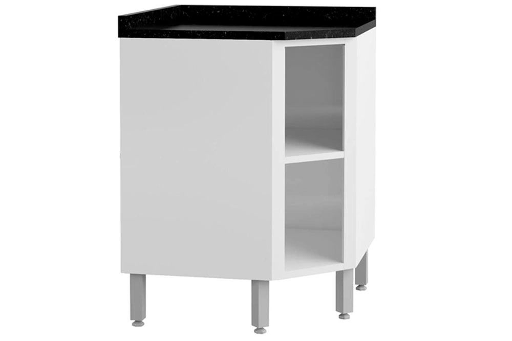 Balcão Cozinha Bertolini c/Tampo Canto Oblíquo Evidence 7115 c/1 Porta 68cm