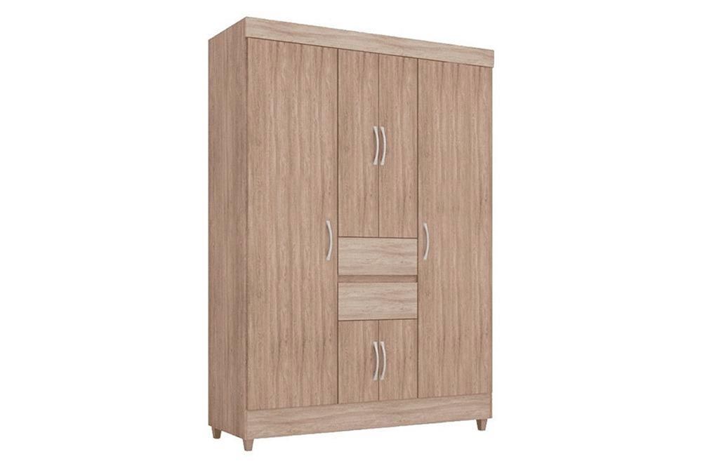 Guarda Roupa Solteiro 6 Portas e 2 Gavetas Ecom II Demóbile Guarda Roupa Solteiro 6 Portas e 2 Gavetas Ecom II Demóbile