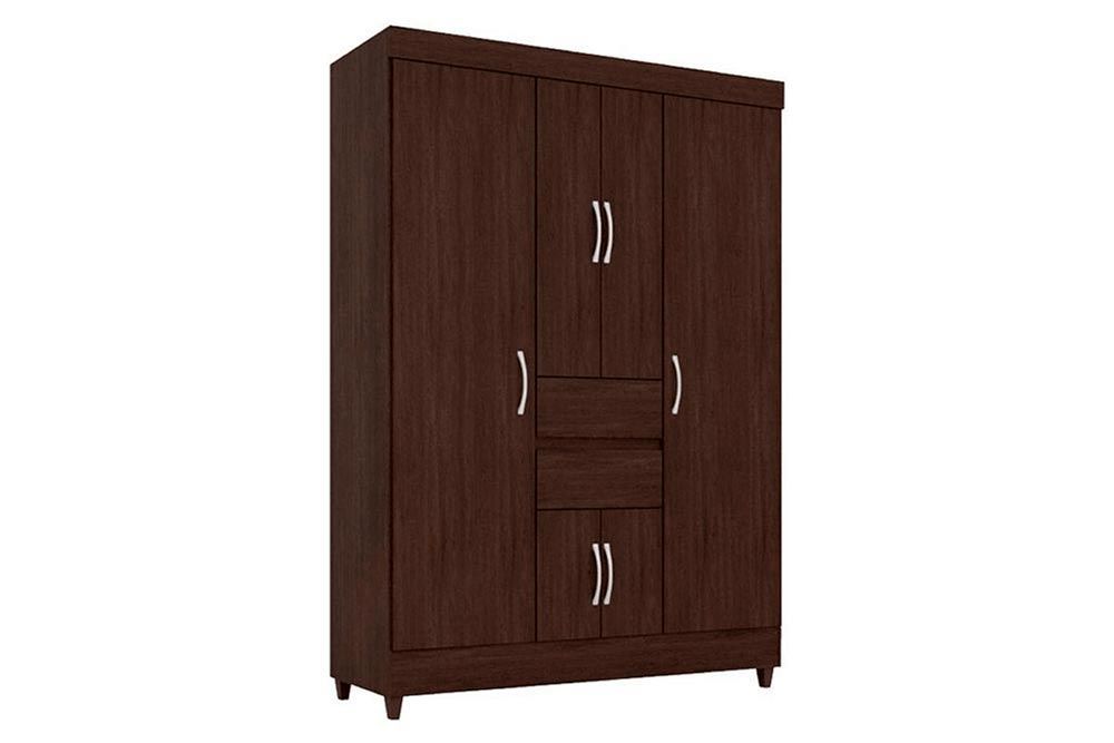 Guarda Roupa Solteiro 6 Portas e 2 Gavetas Ecom II Demóbile Guarda Roupa Solteiro 6 Portas e 2 Gavetas Ecom II Demóbile