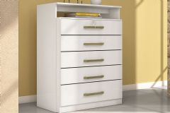 Cômoda de Quarto Triunfo CH c/ 1 Nicho e 5 Gavetas - Demóbile