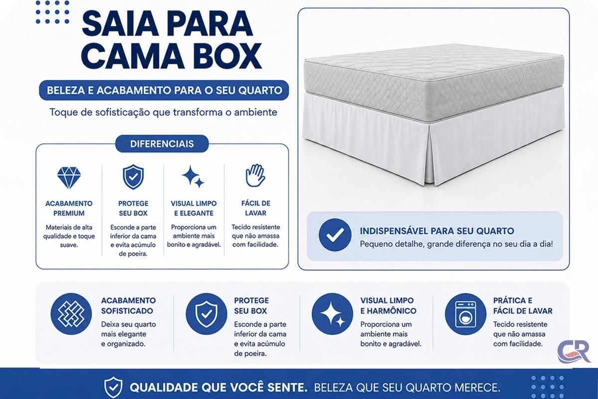 Saia Cama Box Ortobom Ultra Soft Premium Saia Cama Box Ortobom Ultra Soft Premium