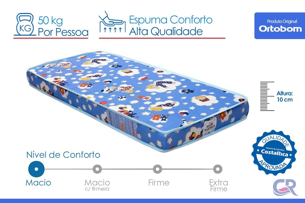 Colchão Ortobom D18 Baby Physical Colchão Ortobom D18 Baby Physical