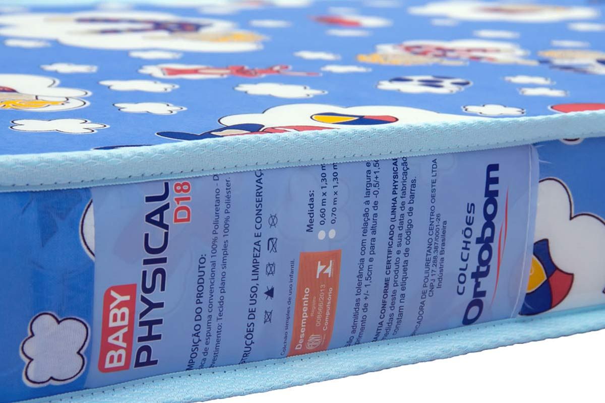 Colchão Ortobom D18 Baby Physical Colchão Ortobom D18 Baby Physical