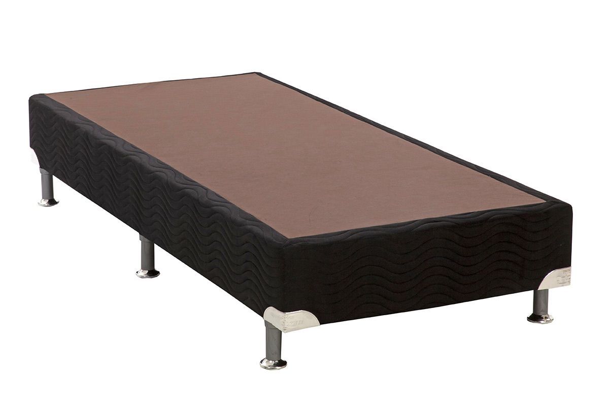 Cama Box Ortobom Suede BlackSolteiro - 78x188x23 Cama Box Ortobom Suede BlackSolteiro - 78x188x23
