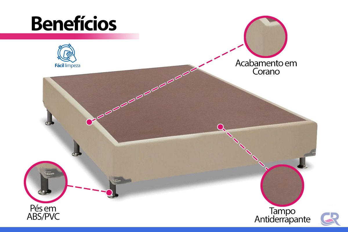 Cama Box Ortobom Corano Clean