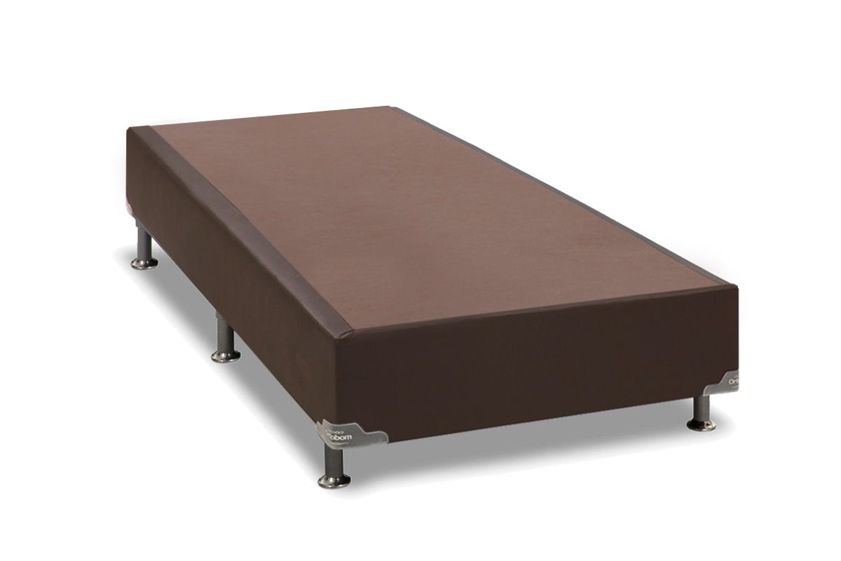 Cama Box Ortobom Corano BrownSolteiro - 88x188x23