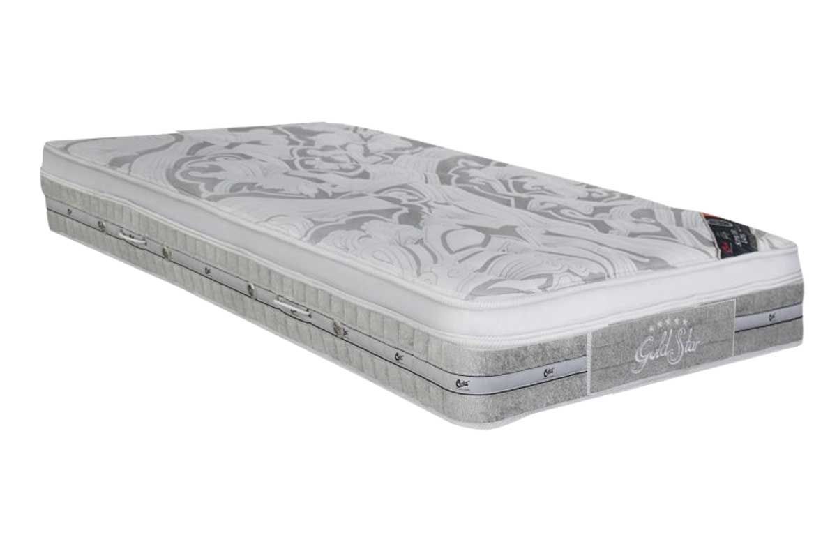 Colchão Molas Ensacadas Castor Látex Grand PlushSolteiro - 78x188x30