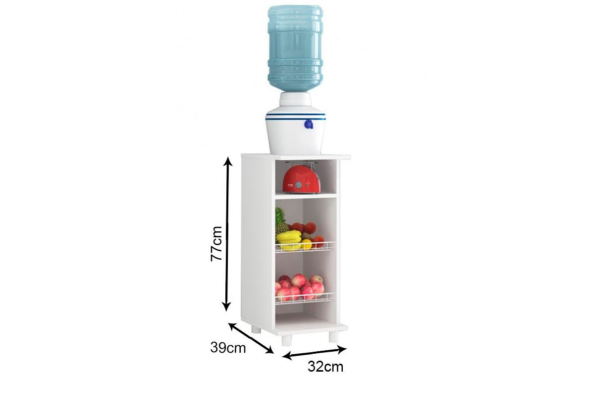 Balcão Fruteira Cozinha Tecno Mobili BF-3206 c/2 Cestos 31cm