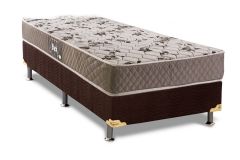 Cama Box Filhão +Colchão Ortopédico Black Herval
