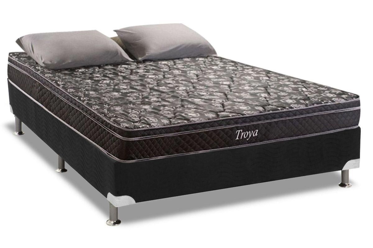 Cama Box CRC +Colchão Molas Troya Herval