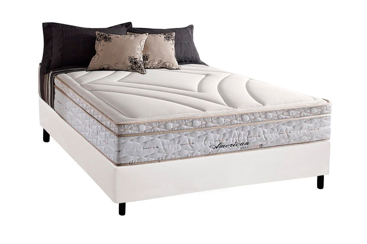 Cama Box CRC +Colchão Molas American Herval