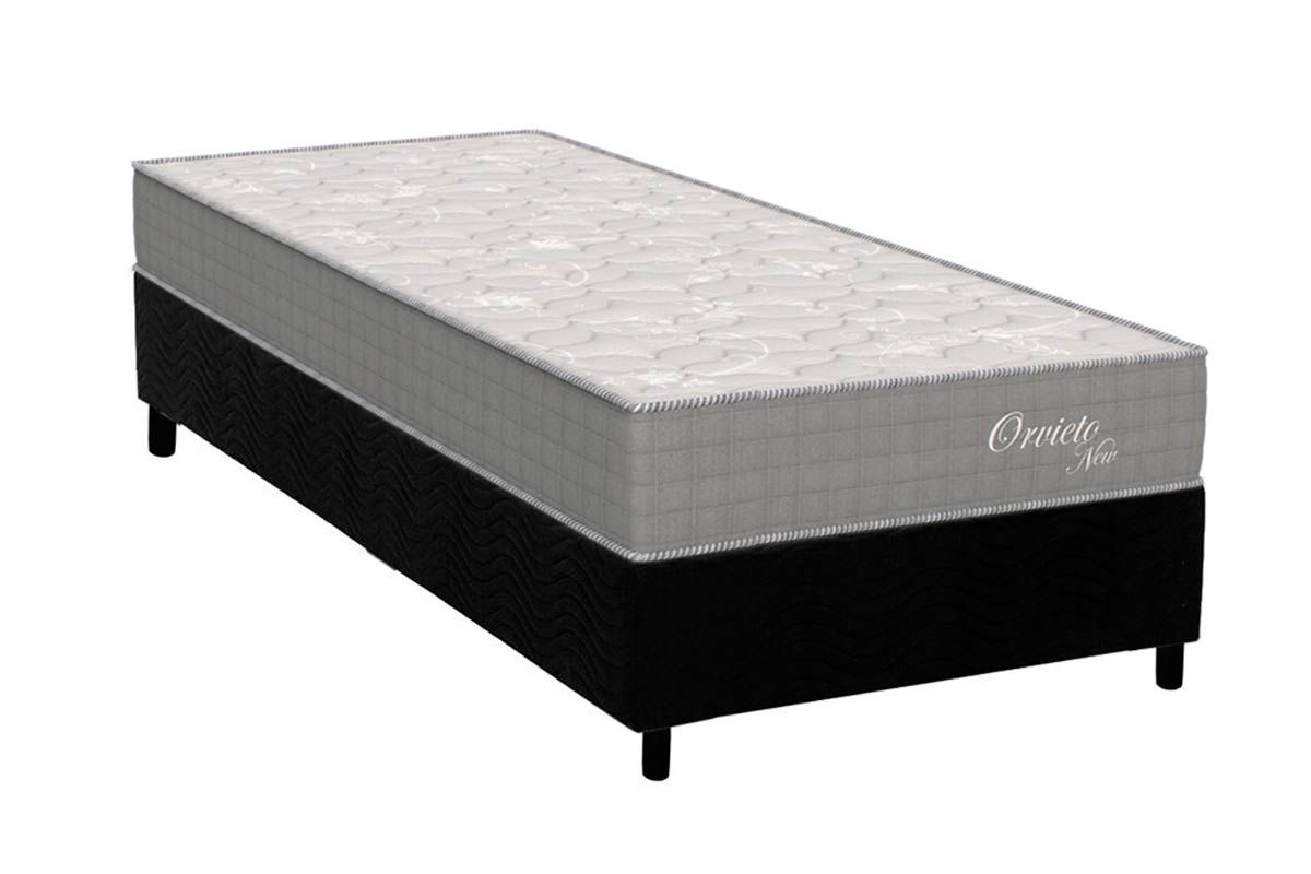 Cama Box CRC +Colchão Molas Orvieto Orthoflex