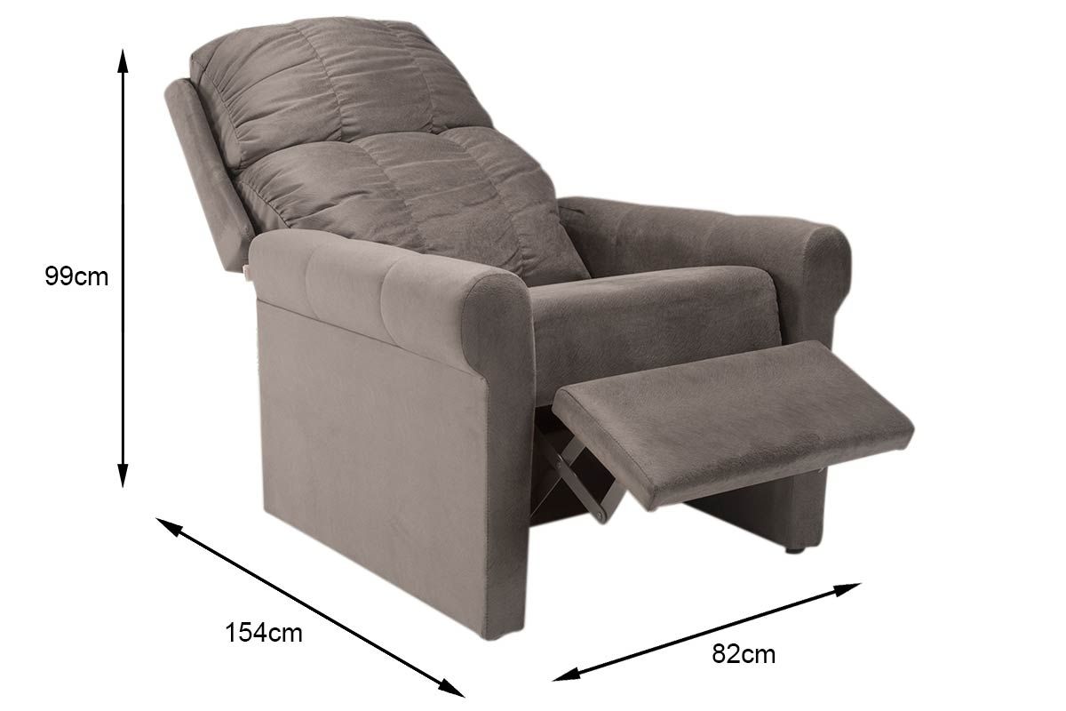 Poltrona Reclinável p/ Sala MH3601 Idea Two Way Herval