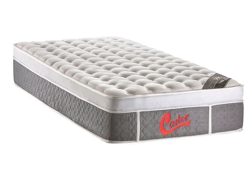 Colchão Molas Ensacadas Castor G Star Light PlushSolteiro - 88x188x34