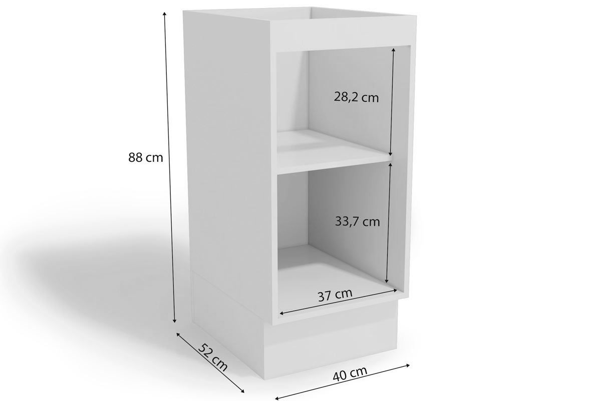 Balcão Cozinha Kappesberg Maxxi G741 c/1 Porta s/Tampo 40cm Balcão Cozinha Kappesberg Maxxi G741 c/1 Porta s/Tampo 40cm