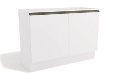 Balcão Cozinha Kappesberg Maxxi G745 c/2 Portas s/Tampo 120cm - Branco