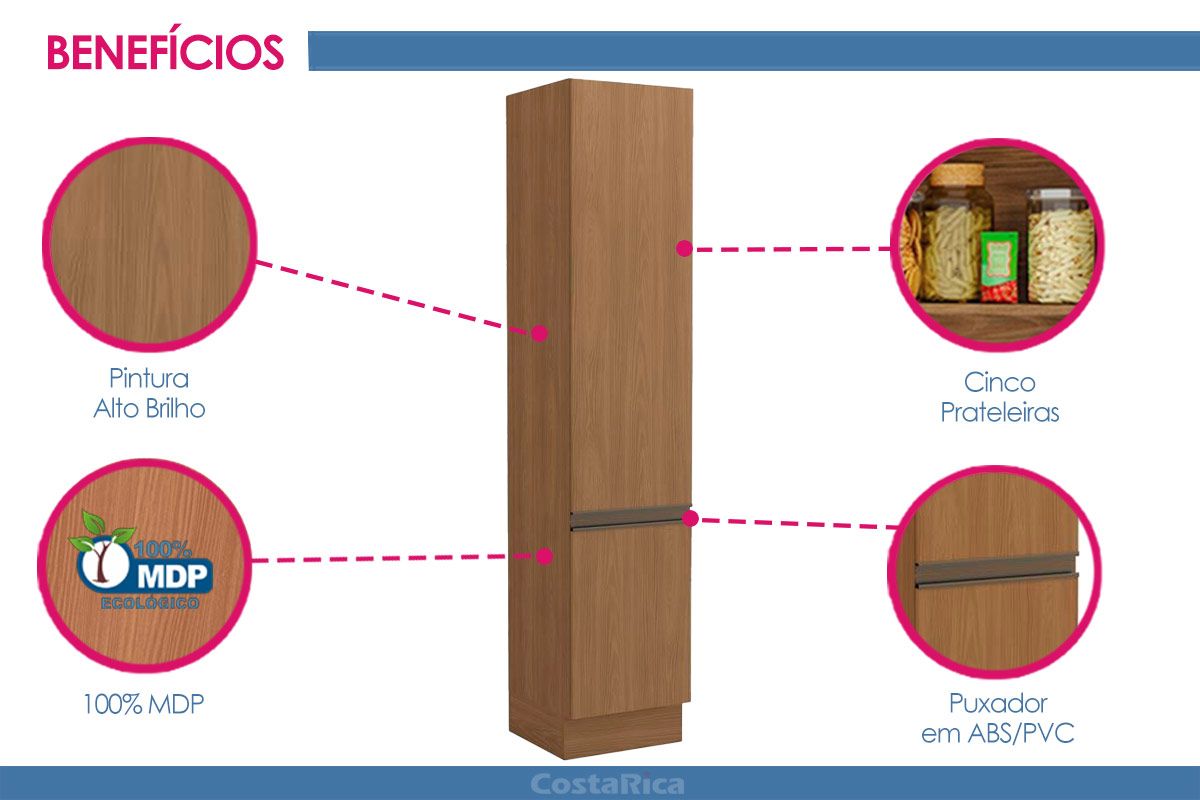 Paneleiro Cozinha Kappesberg Maxxi G749 c/2 Portas 50cm Paneleiro Cozinha Kappesberg Maxxi G749 c/2 Portas 50cm