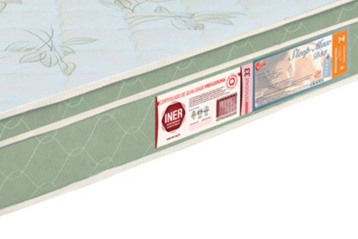 Cama Box Baú CRC +Colchão D33 Sleep Max Castor