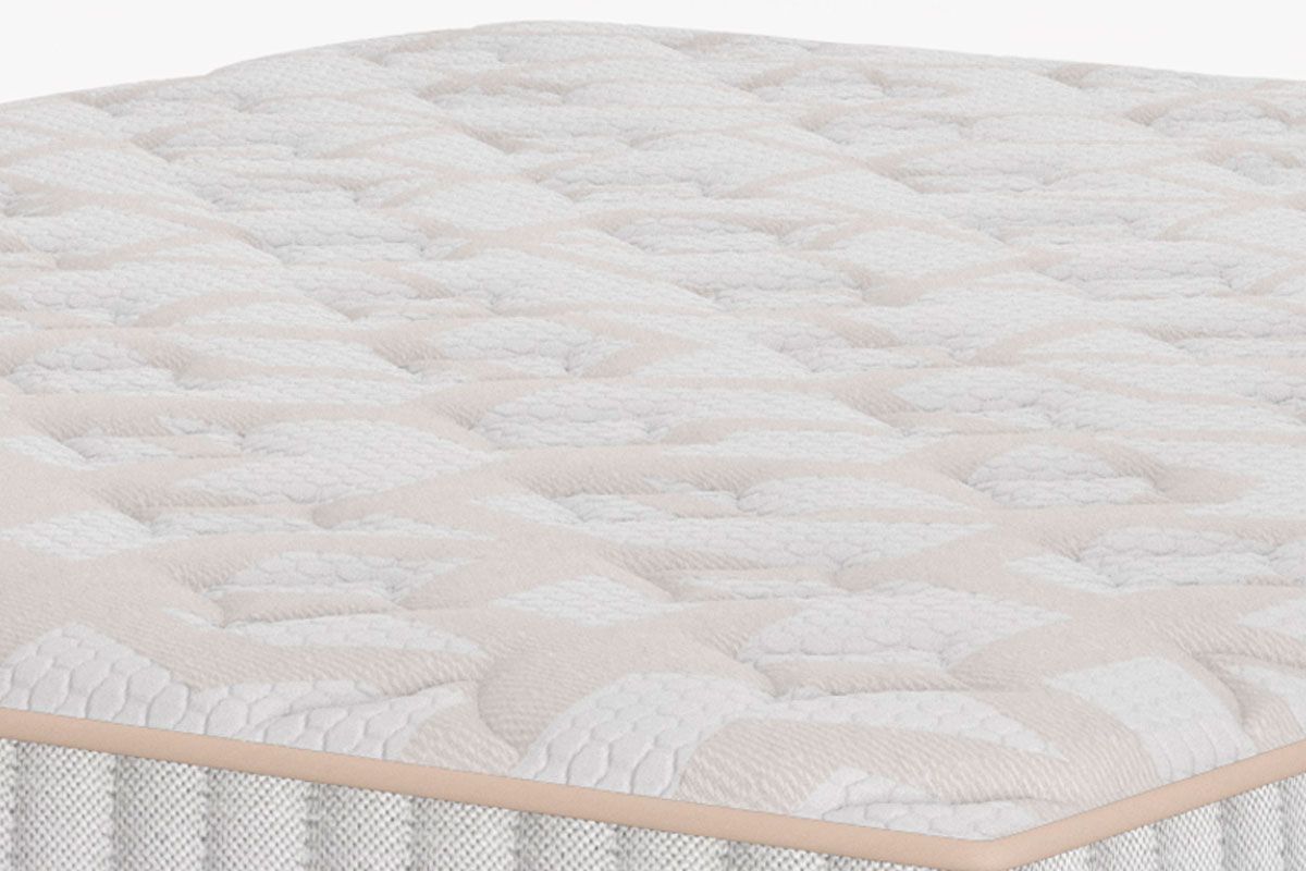 Conjunto Baú - Colchão Sealy Molas Ensacadas MasterPocket Miami + Cama Box Baú Universal CRC Courano Branco
