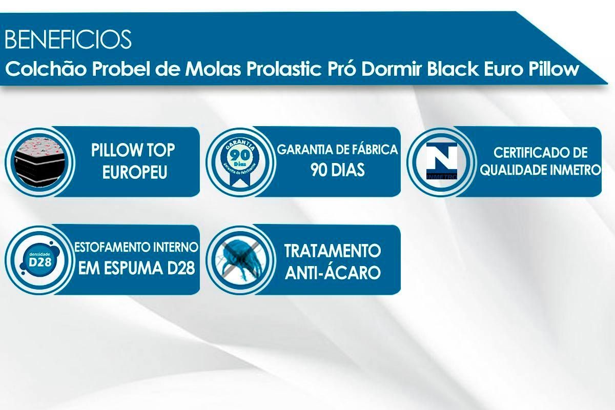 Cama Box Baú CRC +Colchão Molas Sleep Probel