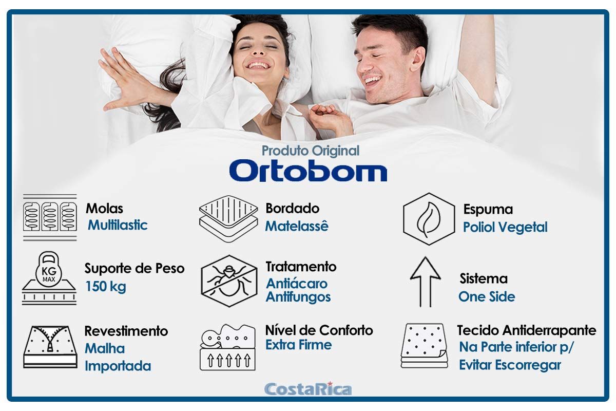 Colchão p/ Hotel Ortobom Molas Orthotel S.Luxo
