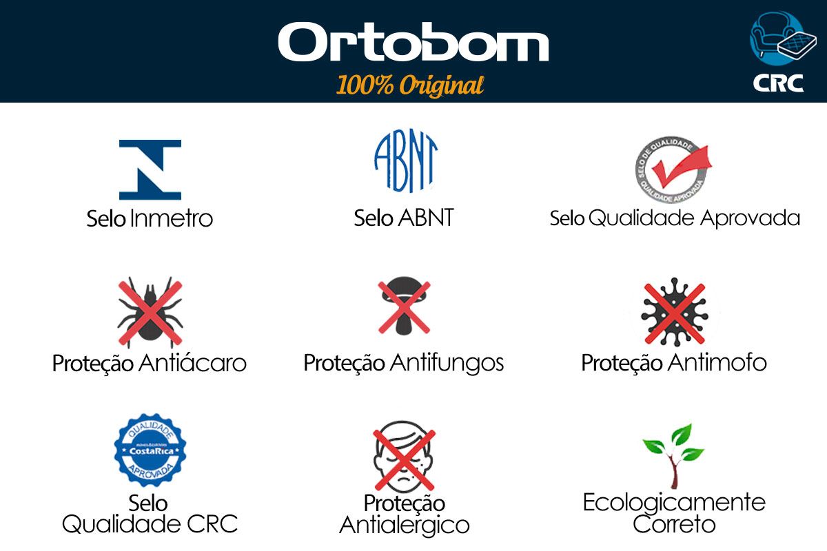 Colchão p/ Hotel Ortobom Molas Orthotel S.Luxo