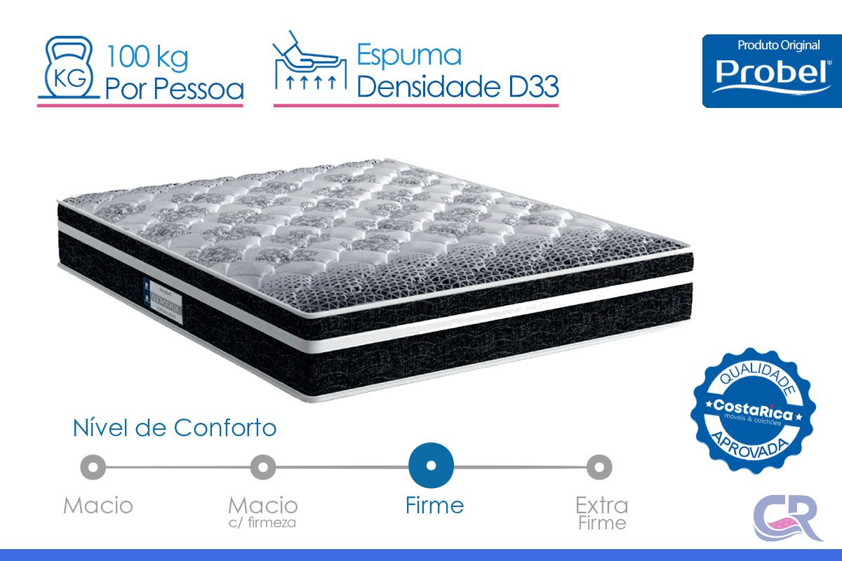 Colchão Ortopédico Probel D33 Advanced Tech1500 Colchão Ortopédico Probel D33 Advanced Tech1500
