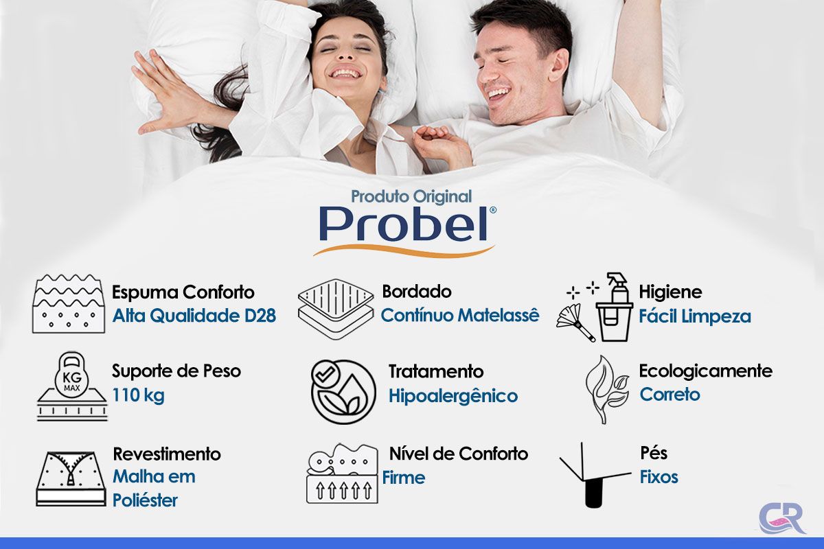 Cama Box c/Aux Conjugado c/Colchão Advanced Probel