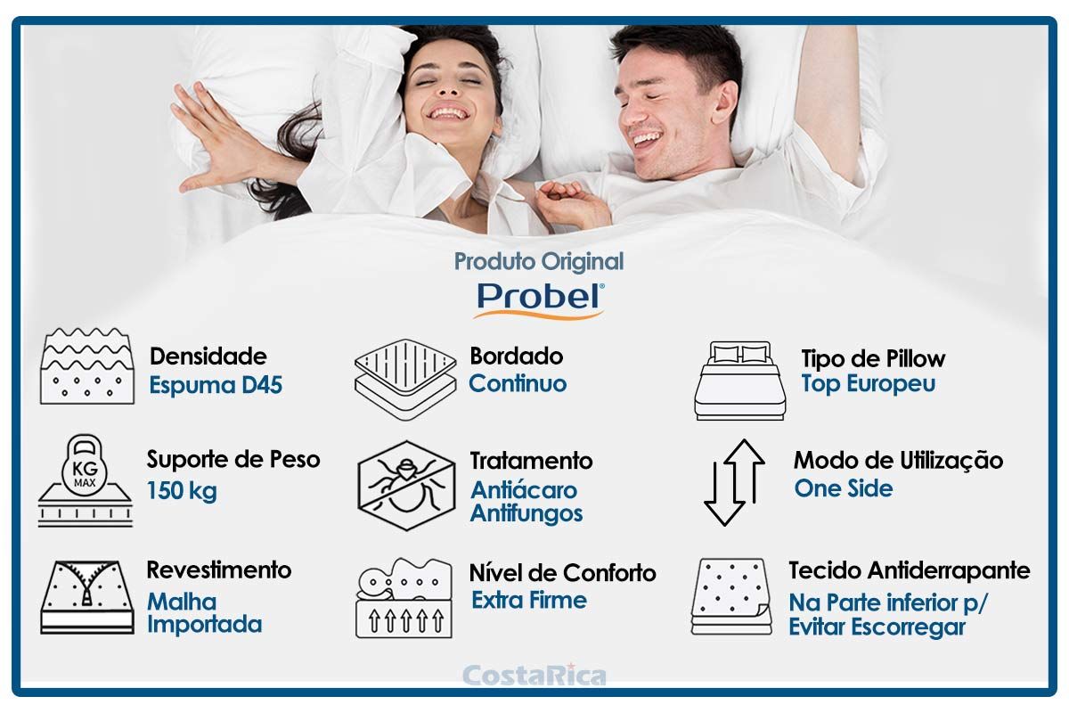 Colchão Ortopédico Probel D45 Próextreme