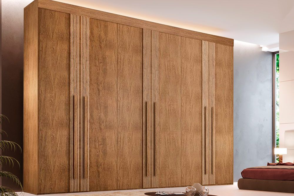 Guarda Roupa Casal 6 Portas e 6 Gavetas Lucca Premium Rufato Guarda Roupa Casal 6 Portas e 6 Gavetas Lucca Premium Rufato
