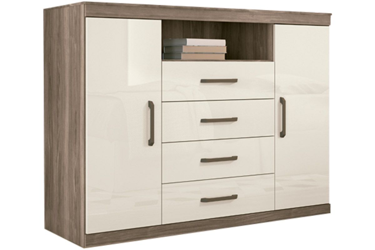Cômoda Master c/2 Portas 1 Nicho e 4 Gavetas S. Andirá Cômoda Master c/2 Portas 1 Nicho e 4 Gavetas S. Andirá