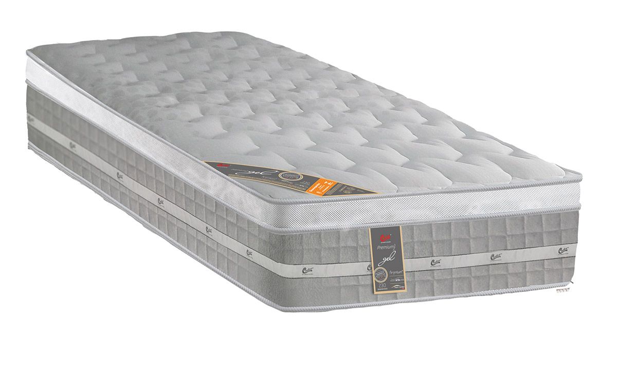 Colchão Molas Ensacadas Castor Premium GelSolteiro - 88x188x32