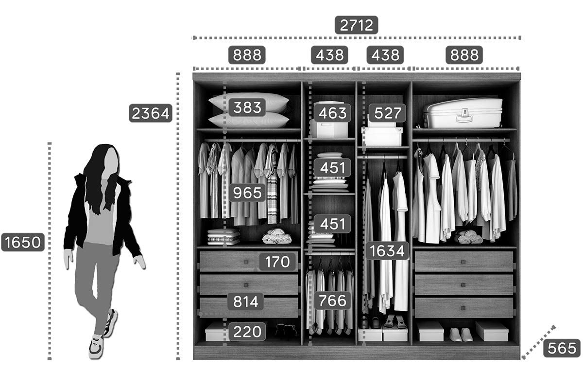 Guarda Roupa Casal 6 Portas c/Espelho 6Gavs Dello/Trento N. Horizonte Guarda Roupa Casal 6 Portas c/Espelho 6Gavs Dello/Trento N. Horizonte