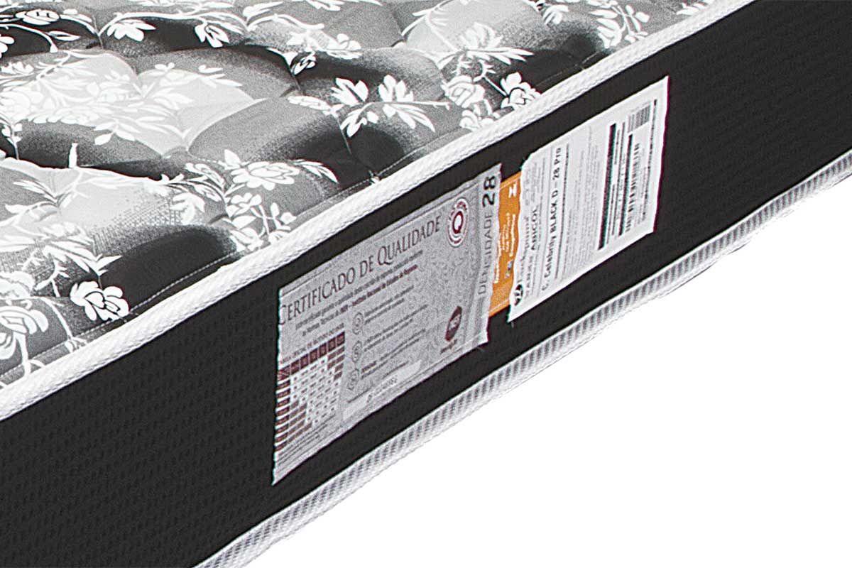 Colchão D28 Luckspuma Celebrity Black Colchão D28 Luckspuma Celebrity Black