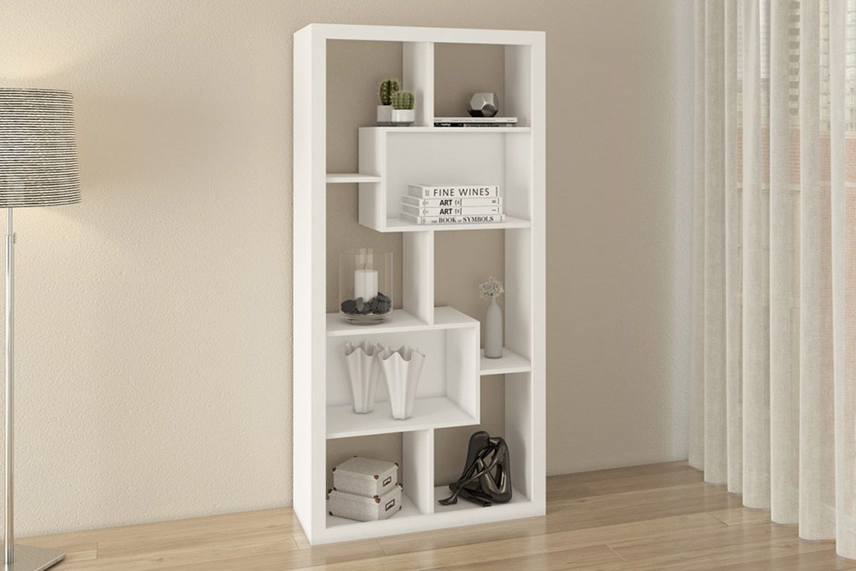 Estante p/ Sala E1712 c/2 Nichos 78x159cm Tecno Mobili Estante p/ Sala E1712 c/2 Nichos 78x159cm Tecno Mobili