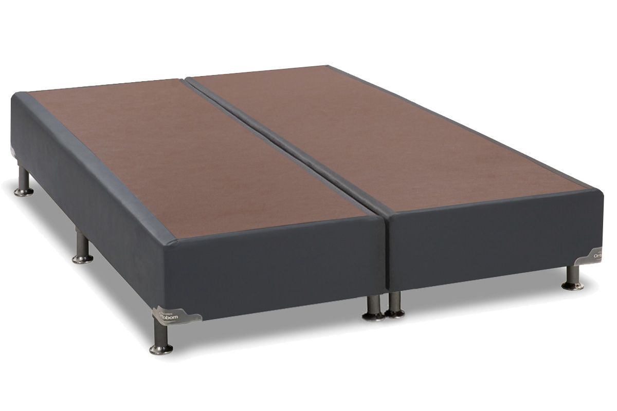 Cama Box Ortobom Corano GrayQueen - 158x198x30
