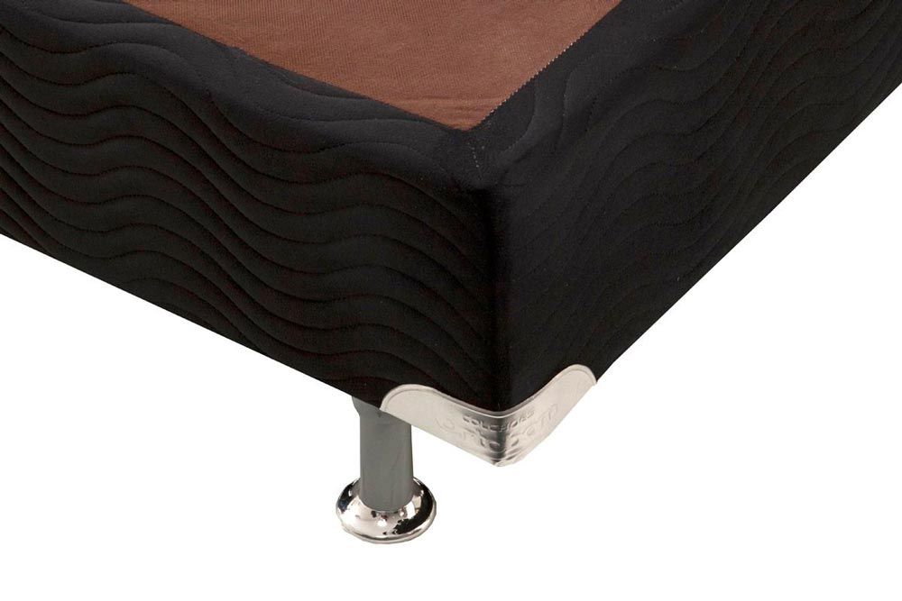 Cama Box Ortobom Suede Black