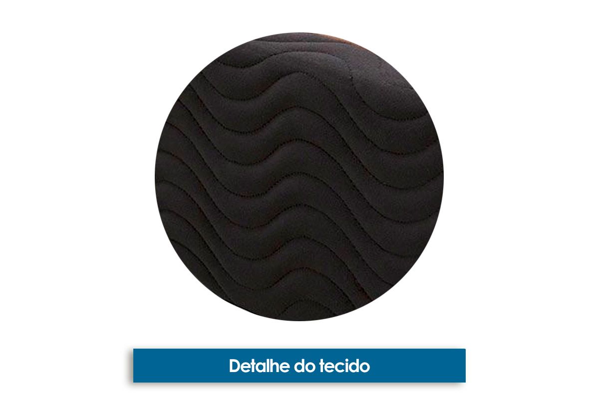 Cama Box Ortobom Suede Black