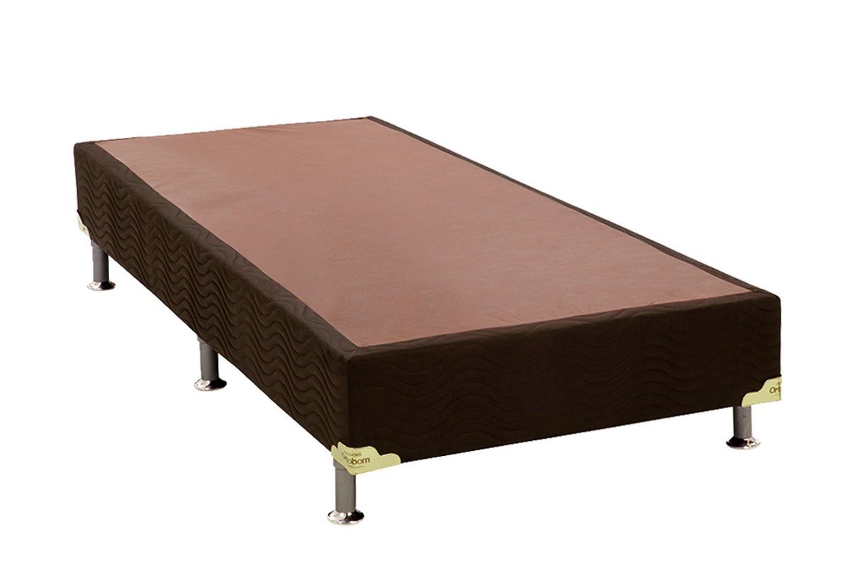 Cama Box Ortobom Suede Brown