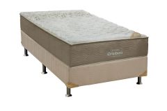 Cama Box Filhão +Colchão Espuma D33 Viscomemory Ortobom