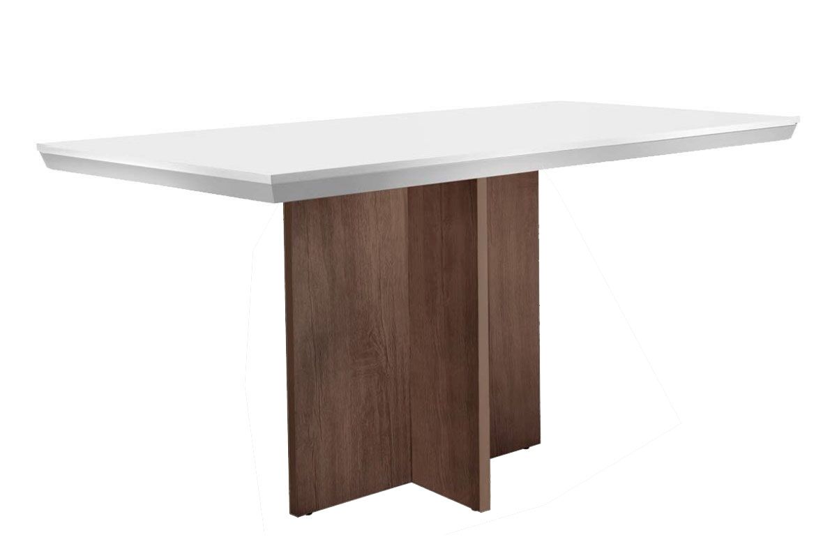 Mesa Jantar Berlim c/Tampo MDF/Vidro 120cm Rufato Mesa Jantar Berlim c/Tampo MDF/Vidro 120cm Rufato
