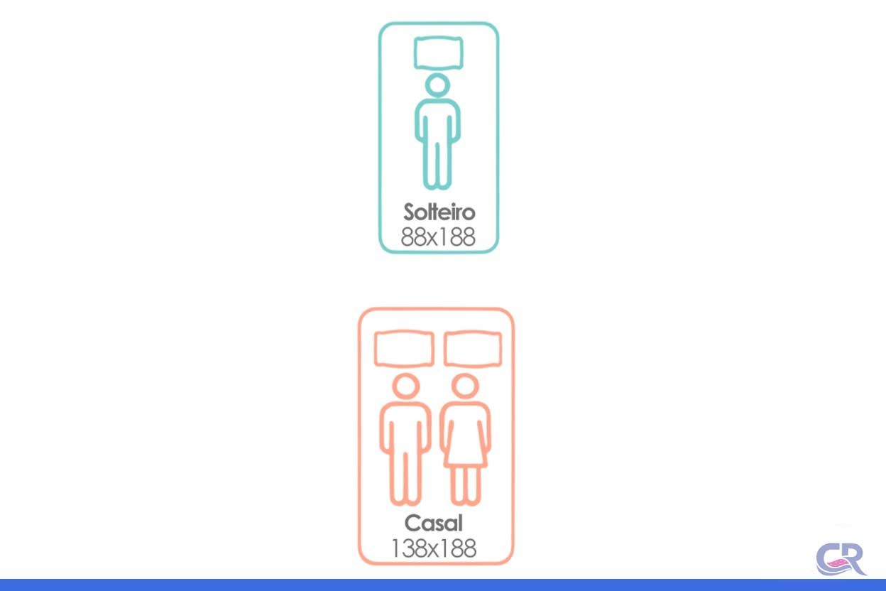 Cama Box Conjugado c/Colchão Union Ortobom