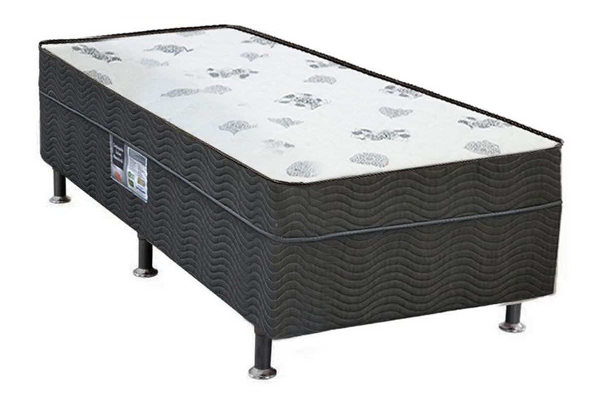 Cama Box Conjugado c/Colchão Spring Dream OrtobomSolteiro - 88x188x43